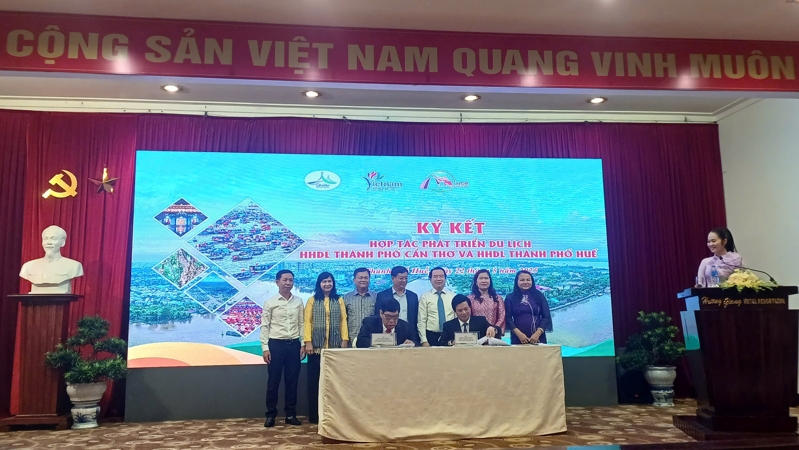 Hậu Giang tham gia Hội nghị xúc tiến, quảng bá du lịch Cần Thơ tại thành phố Huế, năm 2025