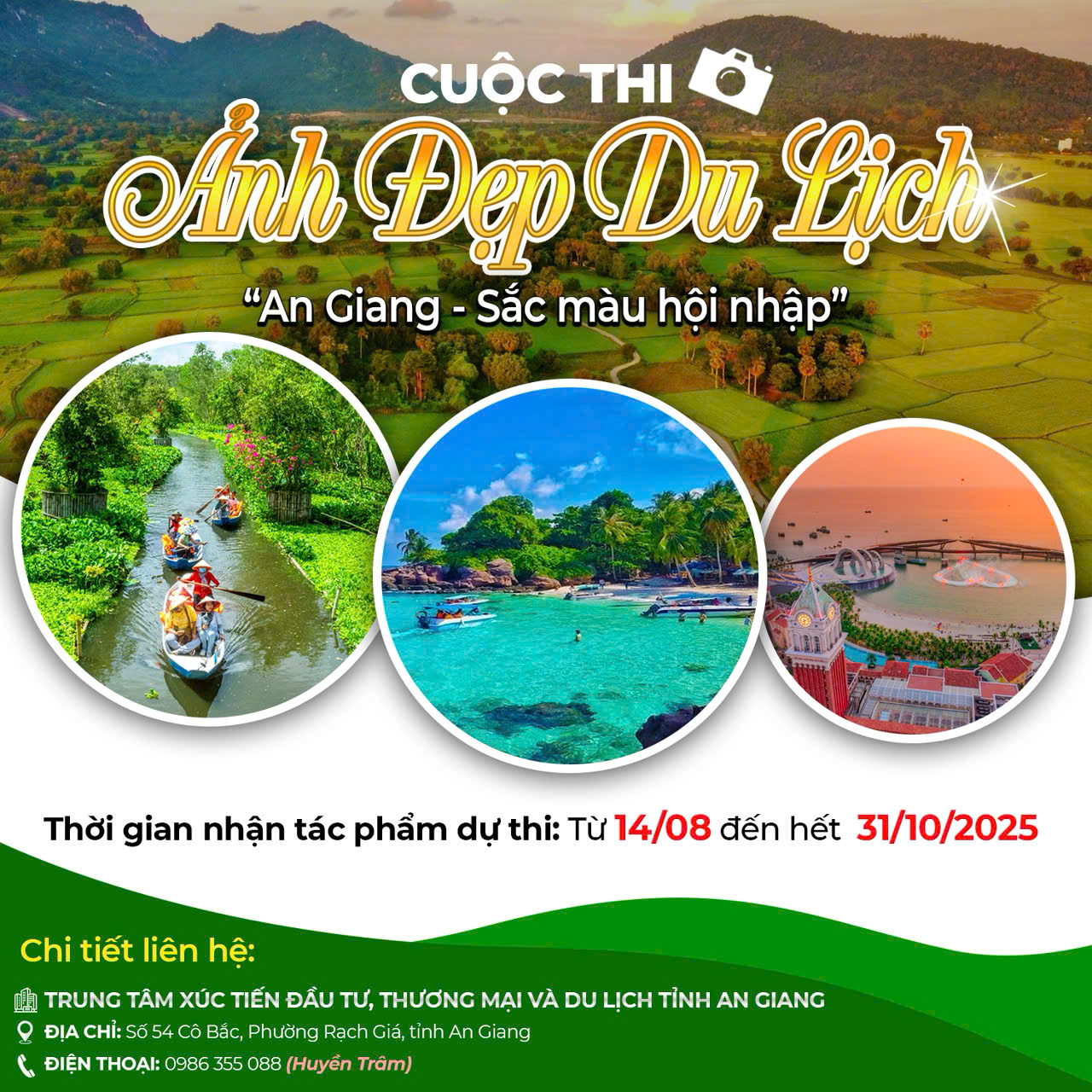 Hỗ trợ phát động Cuộc thi Ảnh đẹp du lịch An Giang năm 2025